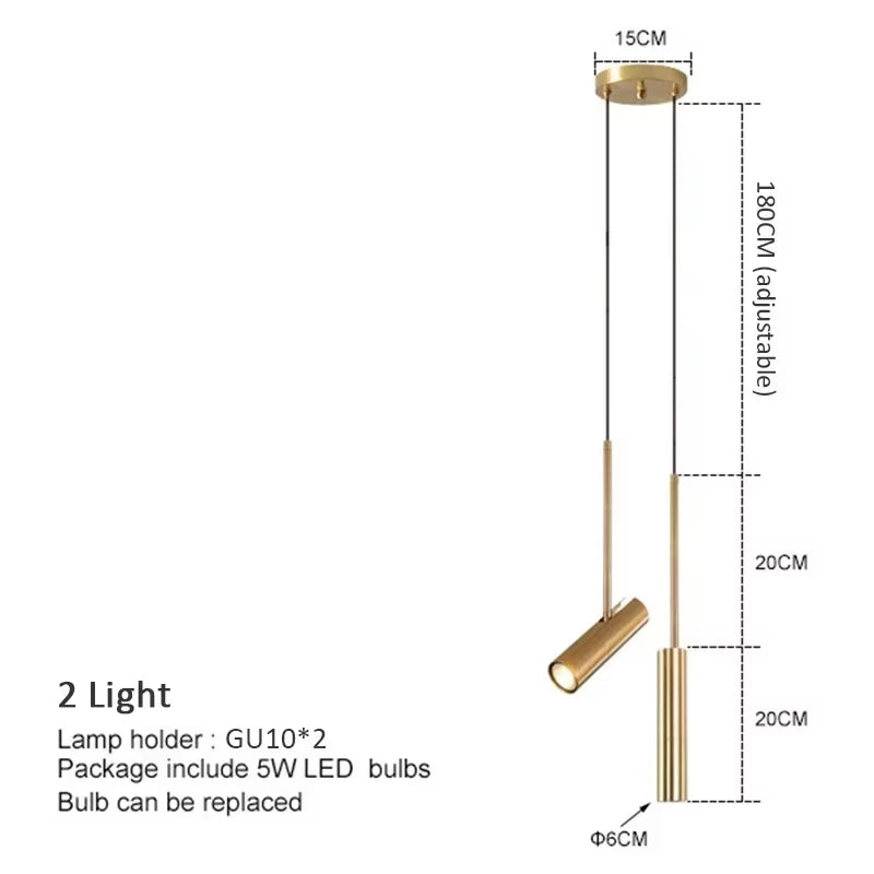 Minimalist LED Pendant Light Hanging Lamp for Bedroom Dining Room Kitchen Restaurant Chandeliers Pendant Lamp Bedside Spotlight