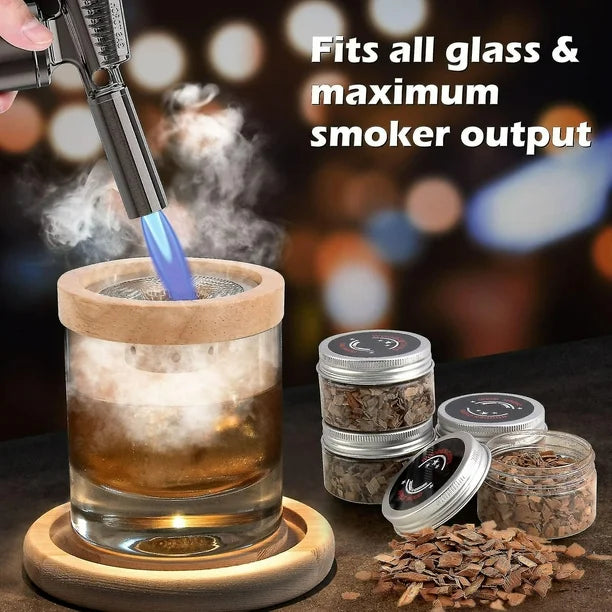 Premium Cocktail Smoker Kit – Elevate Your Whiskey & Cocktail Experience with Rich, Smoky Flavors!