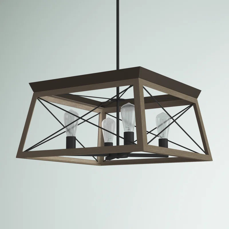 Uschi 4 - Light Dimmable Cage Chandelier