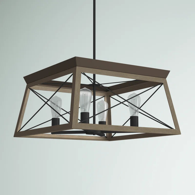 Uschi 4 - Light Dimmable Cage Chandelier