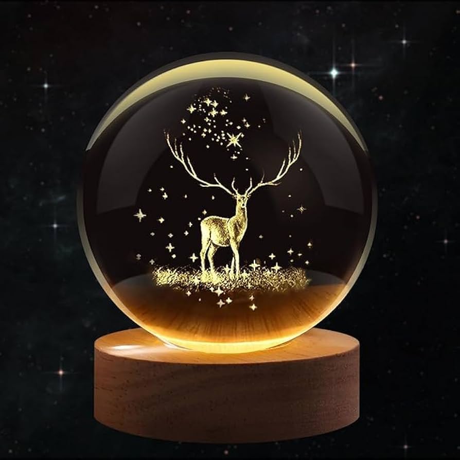 Enchanting 3D Crystal Galaxy Lamp – A Must-Have for a Home!