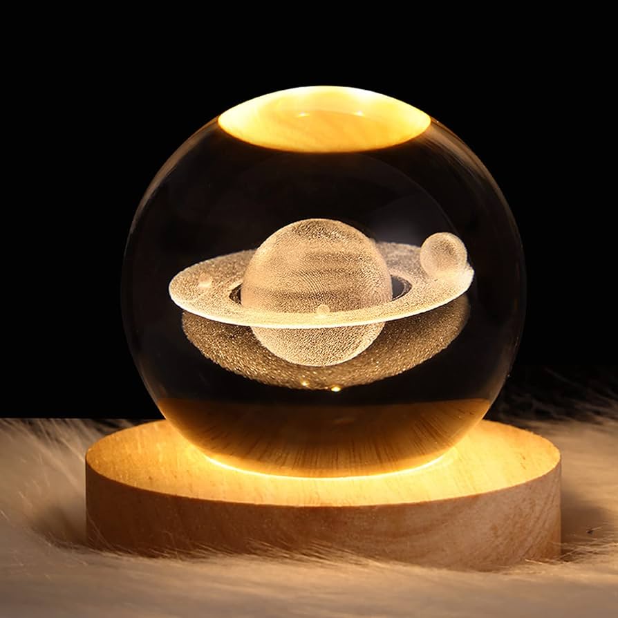Enchanting 3D Crystal Galaxy Lamp – A Must-Have for a Home!