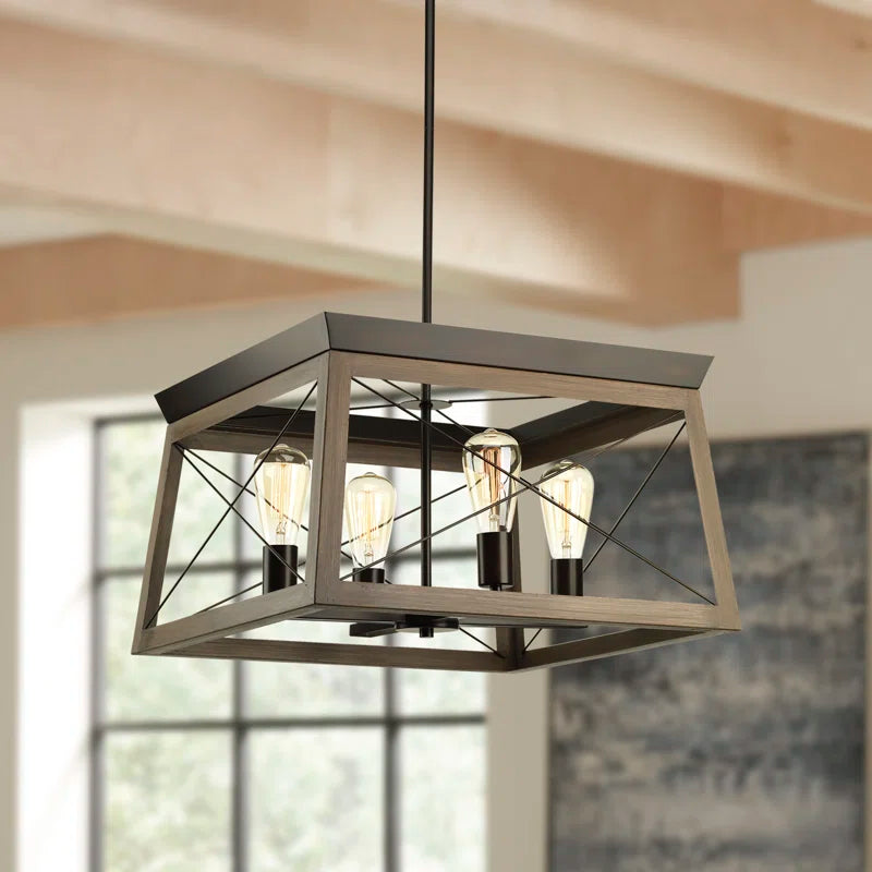 Uschi 4 - Light Dimmable Cage Chandelier
