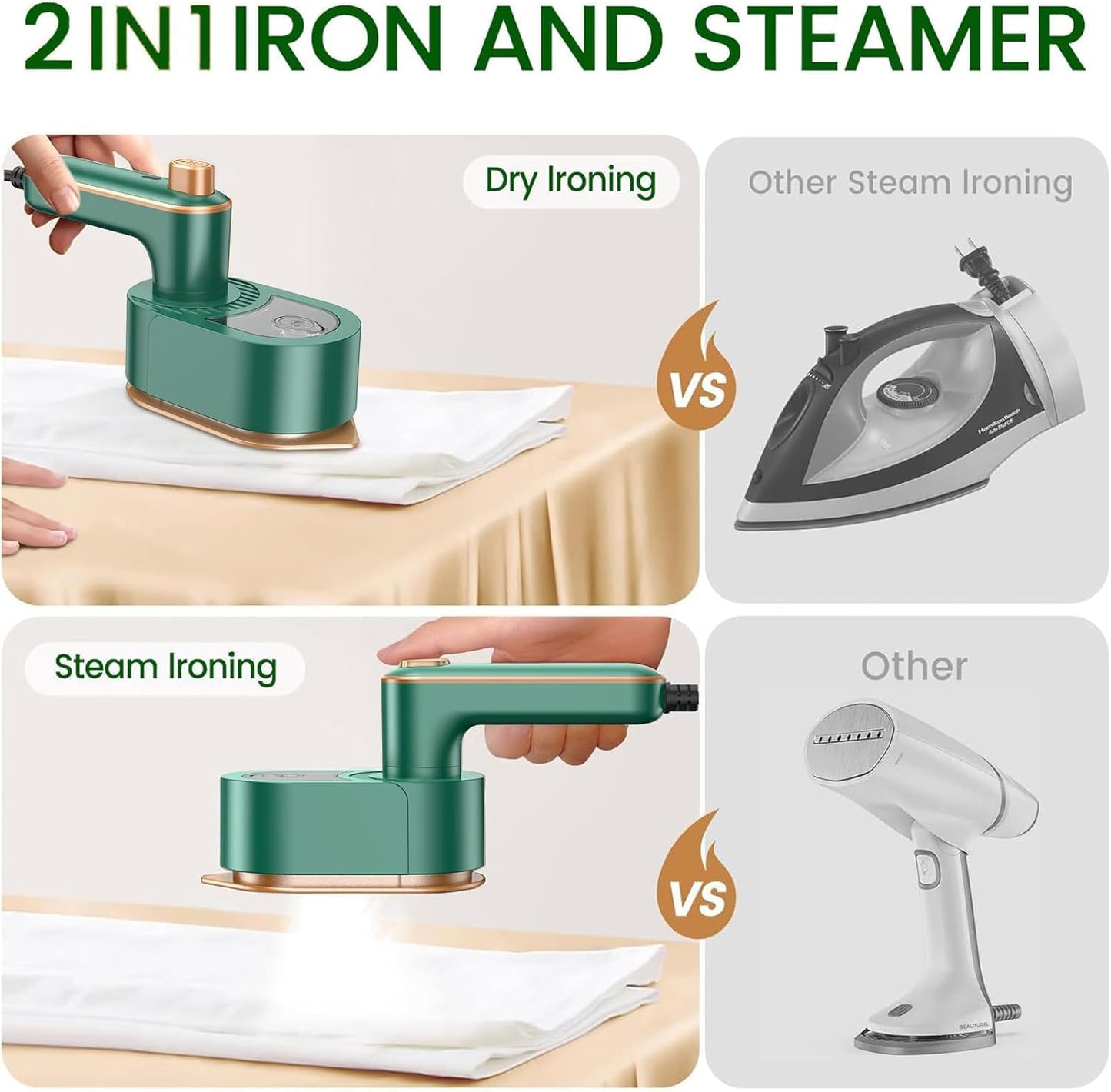 Portable Steam Iron: Keep Your Wardrobe Wrinkle-Free, Wherever You Go