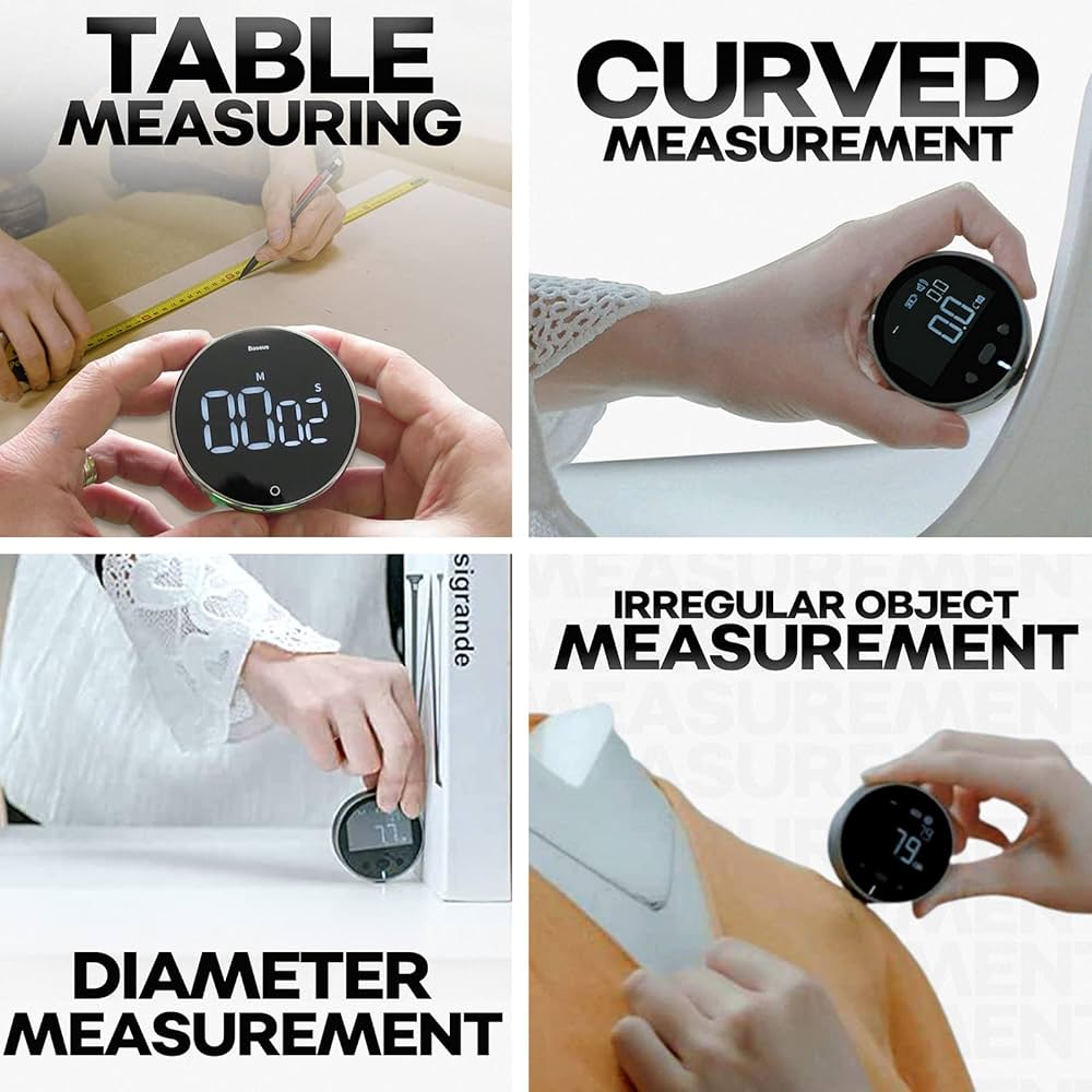 Smart Electric Ruler with HD Display – Measure Accurate Up to 99M with Ease