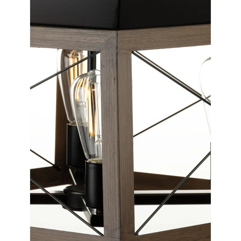 Uschi 4 - Light Dimmable Cage Chandelier