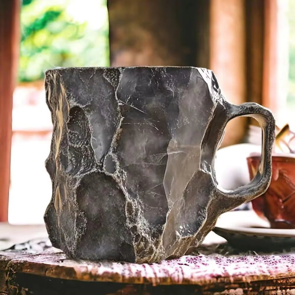 1PC Multi-Colored Mineral Crystal Coffee Mug,Natural Mineral Crystal Mug, Colorful Crystal Christmas Mugs,Christmas Gift New