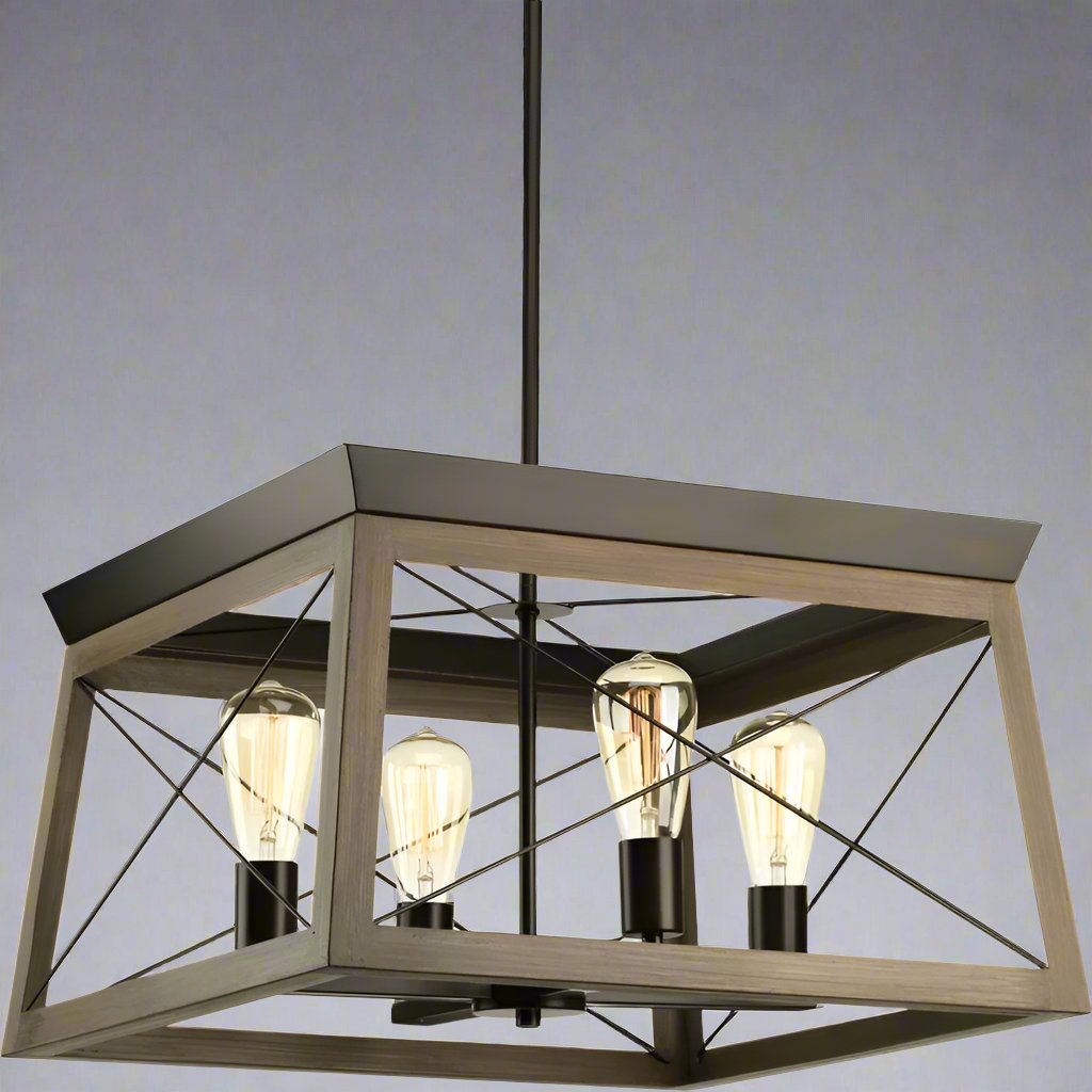 Uschi 4 - Light Dimmable Cage Chandelier