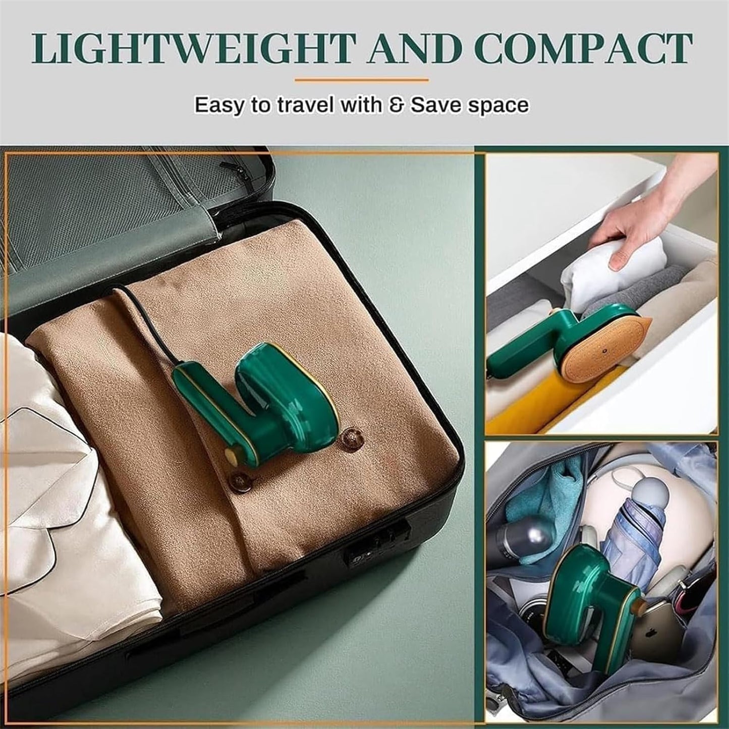 Portable Steam Iron: Keep Your Wardrobe Wrinkle-Free, Wherever You Go