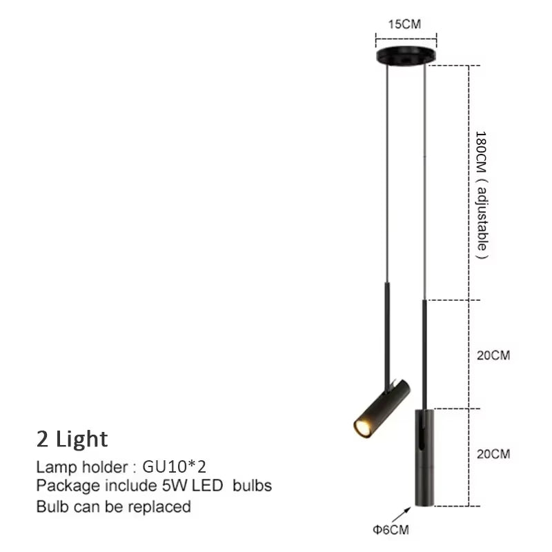 Minimalist LED Pendant Light Hanging Lamp for Bedroom Dining Room Kitchen Restaurant Chandeliers Pendant Lamp Bedside Spotlight