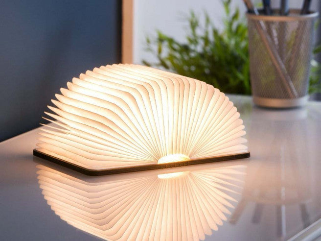 LED Foldable Wooden Book Light-A Fun and Functional Night Lamp for Young Readers!