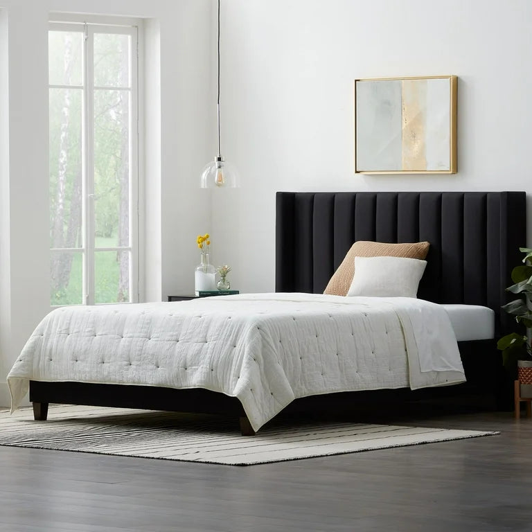 Luxury Hegg Tufted Upholstered Platform Bed – Elegance Meets Comfort!
