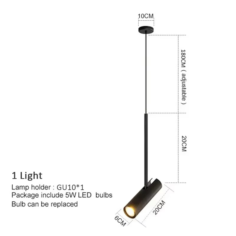 Minimalist LED Pendant Light Hanging Lamp for Bedroom Dining Room Kitchen Restaurant Chandeliers Pendant Lamp Bedside Spotlight