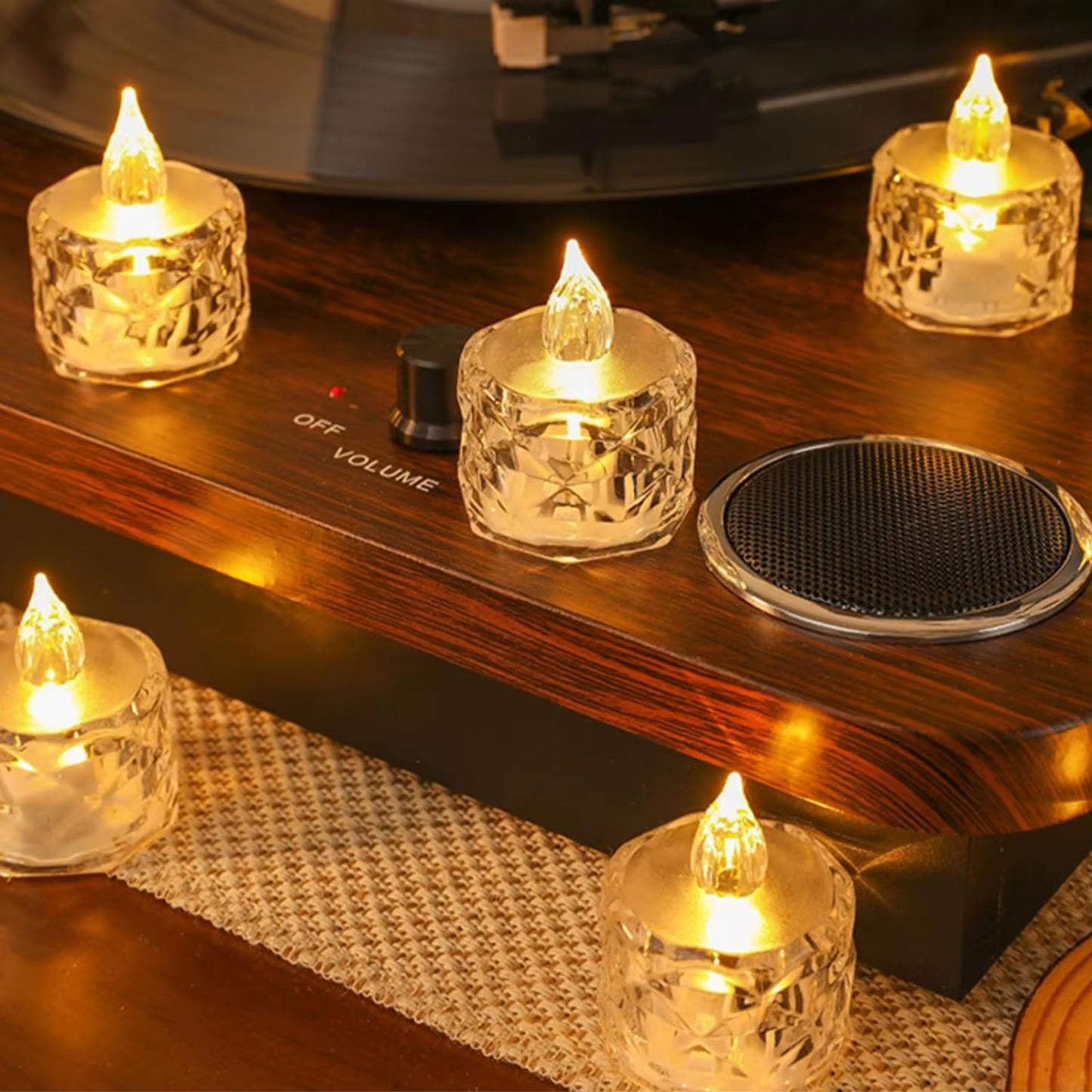 Flameless LED Candle Lights Creative Wishing Led Tea Lamp Warm White Halloween Wedding Christmas Decoration Candle Light