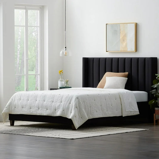 Luxury Hegg Tufted Upholstered Platform Bed – Elegance Meets Comfort!